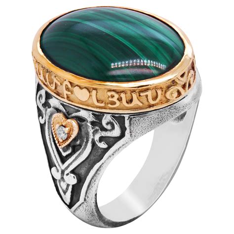 gucci malachite ring|designer Gucci silver rings.